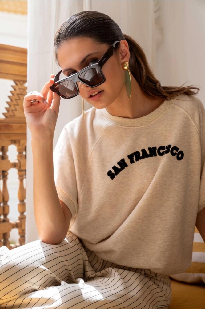 TOP SAN FRANCISCO 52085 21 SAND/BLACK